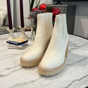 Caster H2O Booties, Dolce Vita Ivory Leather